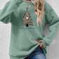 Christmas Tree Graphic Long Sleeve Sweatshirt