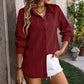 Mandy Button Up Dropped Shoulder Shirt