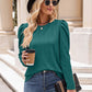 Mandy Round Neck Puff Sleeve Blouse