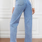 High Waist Straight Jeans