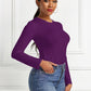 Round Neck Long Sleeve Bodysuit