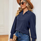 Johnny Collar Long Sleeve Top