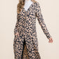 Celeste Full Size Leopard V-Neck Long Sleeve Cardigan