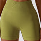 Wide Waistband Slim Fit Sports Shorts