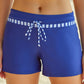 Full Size Run Contrast Drawstring Swim Bottoms