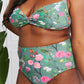 Marina West Swim Take A Dip Twist High-Rise Bikini in Sage