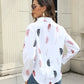 Printed Collared Neck Buttoned Shirt