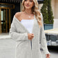 Open Front Long Sleeve Cardigan