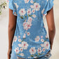 Printed Round Neck Short Sleeve T-Shirt