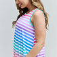 Heimish Love Yourself Full Size Multicolored Striped Sleeveless Round Neck Top