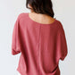 V-Neck Half Sleeve Blouse