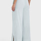 Slit Wide Leg Active Pants