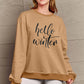 Simply Love Full Size HELLO WINTER Graphic Sweatshirt