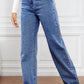 High Waist Straight Jeans