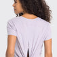 Tie Back Short Sleeve Sports Tee