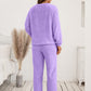 Teddy Long Sleeve Top and Pants Lounge Set