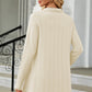 Open Front Long Sleeve Cardigan