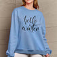 Simply Love Full Size HELLO WINTER Graphic Sweatshirt