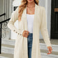 Open Front Long Sleeve Cardigan