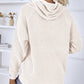 Drawstring Long Sleeve Hooded Sweater