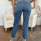 Judy Blue Full Size Cuffed Hem Slim Jeans