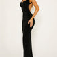 Backless Wide Strap Maxi Dress