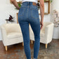 Judy Blue Full Size Cuffed Hem Skinny Jeans