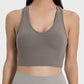 Scoop Neck Wide Strap Active Tank