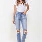 Lovervet Full Size Courtney Super High Rise Kick Flare Jeans