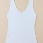 V-Neck Wide Strap Tank