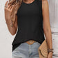 Eyelet Round Neck Tank