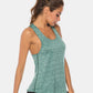 Full Size Scoop Neck Wide Strap Active Tank