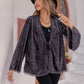 Tied Lace Detail Long Sleeve Cardigan