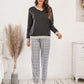 Long Sleeve Top and Polka Dot Pants Set