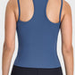 Cutout Round Neck Racerback Active Tank