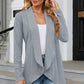 Open Front Long Sleeve Cardigan