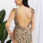 Marina West Swim Full Size Float On Ruffle Faux Wrap One-Piece in Leopard