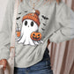 Ghost Round Neck Long Sleeve Sweatshirt