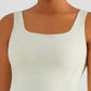 Square Neck Cropped Sports Tank