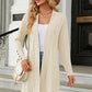 Open Front Long Sleeve Cardigan