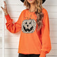 Leopard Jack-O-Lantern Sweatshirt