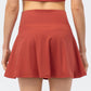 High Waist Wide Waistband Active Skirt