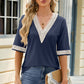 V-Neck Half Sleeve T-Shirt