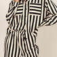 HYFVE Striped Button Up Shirt and Pants Set