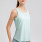 Wide Strap Round Neck Active Tank