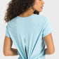 Tie Back Short Sleeve Sports Tee