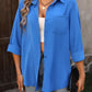 Mandy Button Up Collared Neck Long Sleeve Shirt