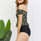 Marina West Swim Coastal Cutie Off-Shoulder Swim Tankini Set in Sunflower