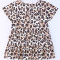 Plus Size Leopard Round Neck Blouse