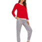 Long Sleeve Top and Polka Dot Pants Set